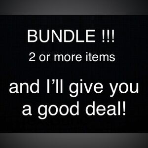 Make an offer! I like to deal!